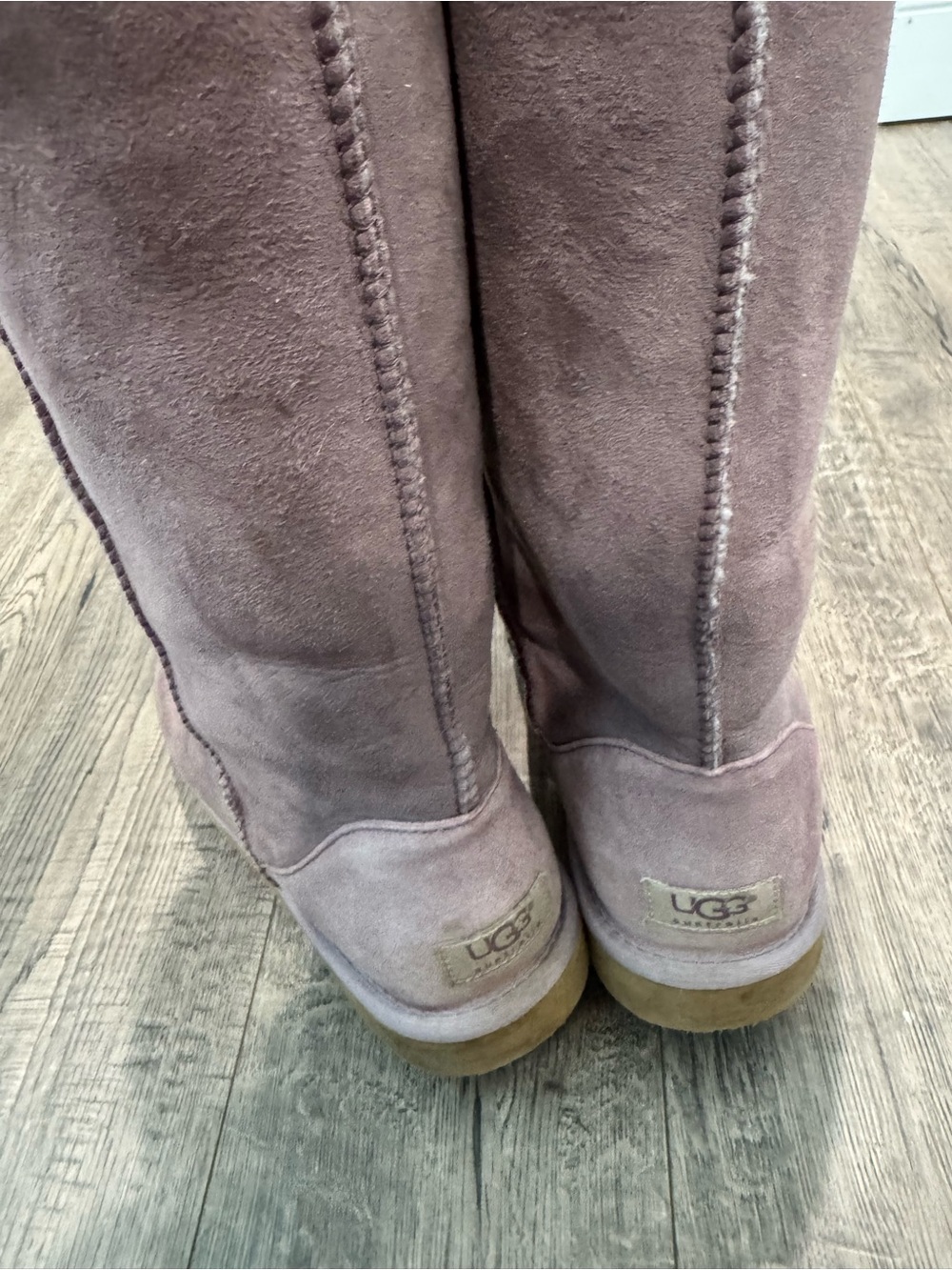 UGG Tall Shearling Boots - Mauve - Picture 2 of 4